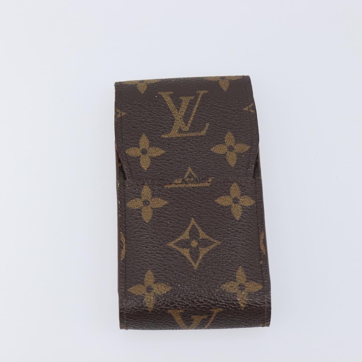 LOUIS VUITTON Monogram Damier Ebene Etui Cigarette Case 3 Set LV Auth BA14540