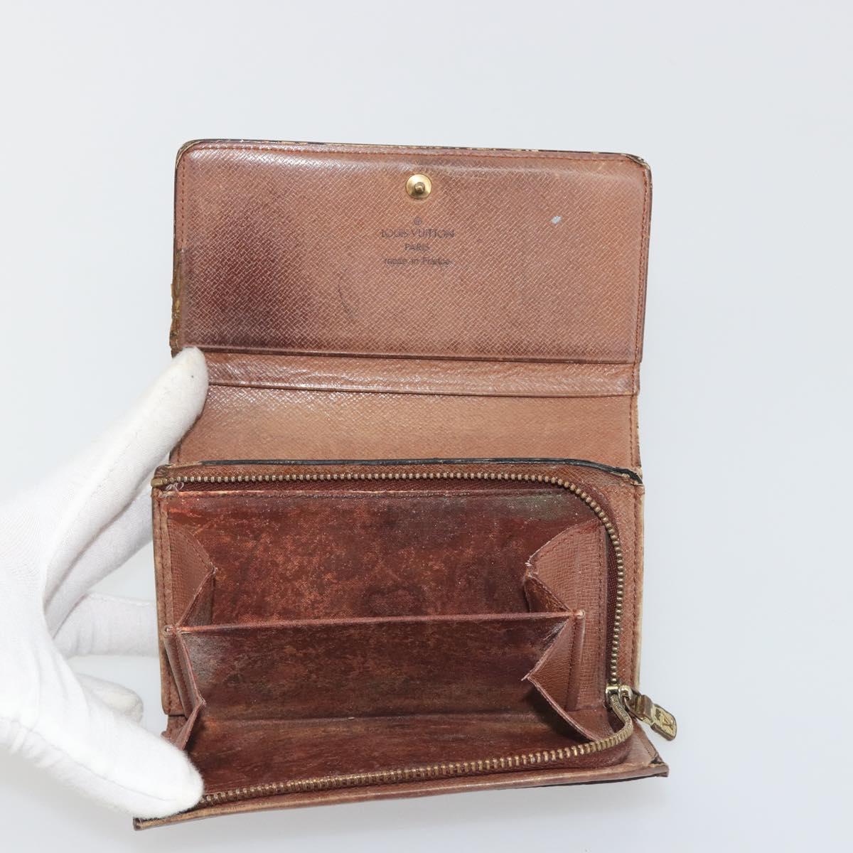 LOUIS VUITTON Monogram Wallet Small Items 6 Set LV Auth BA14543