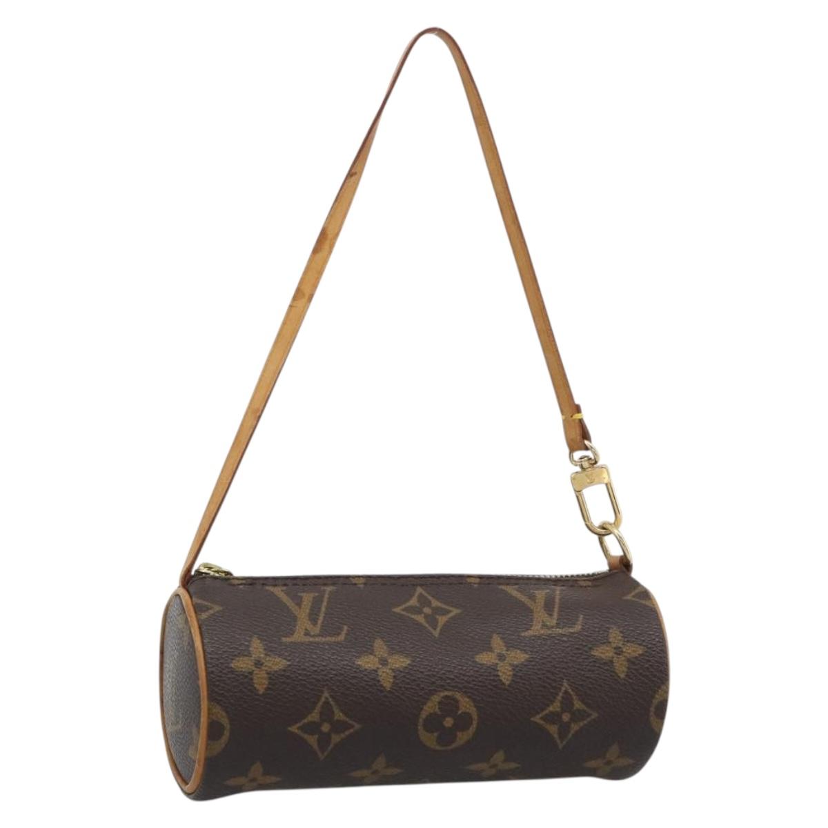 LOUIS VUITTON Monogram Papillon Pouch LV Auth BA14546