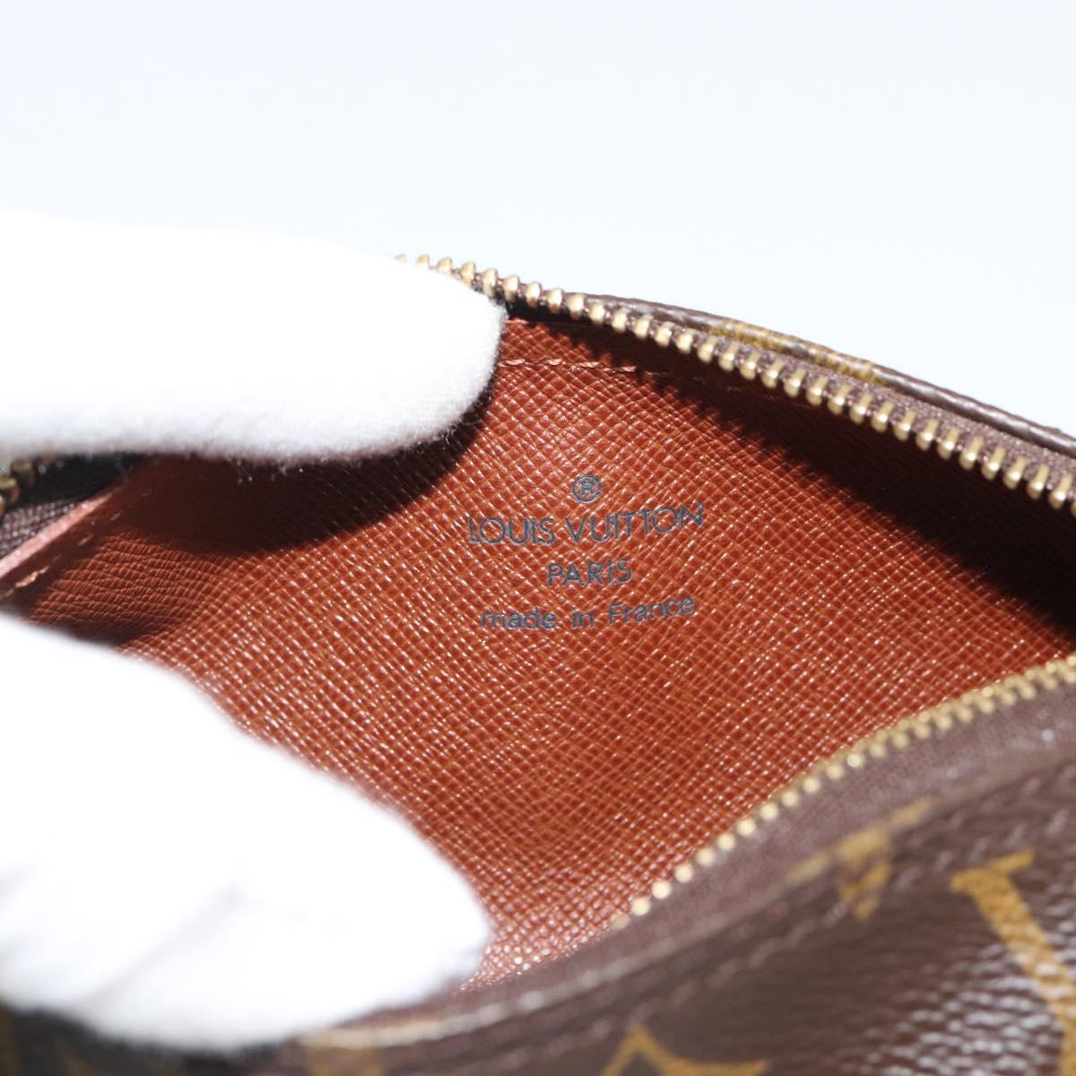 LOUIS VUITTON Monogram Papillon Pouch LV Auth BA14546