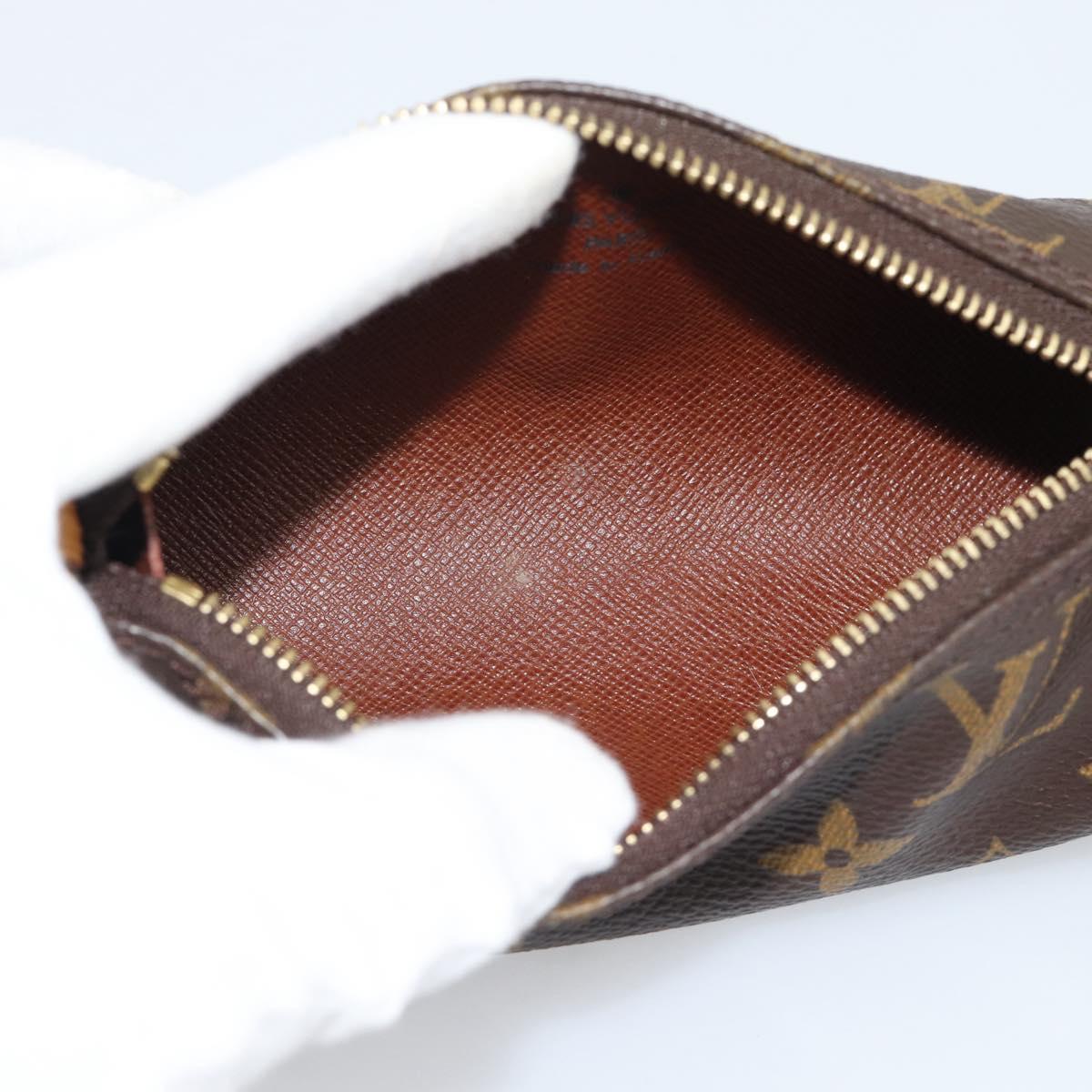 LOUIS VUITTON Monogram Papillon Pouch LV Auth BA14546