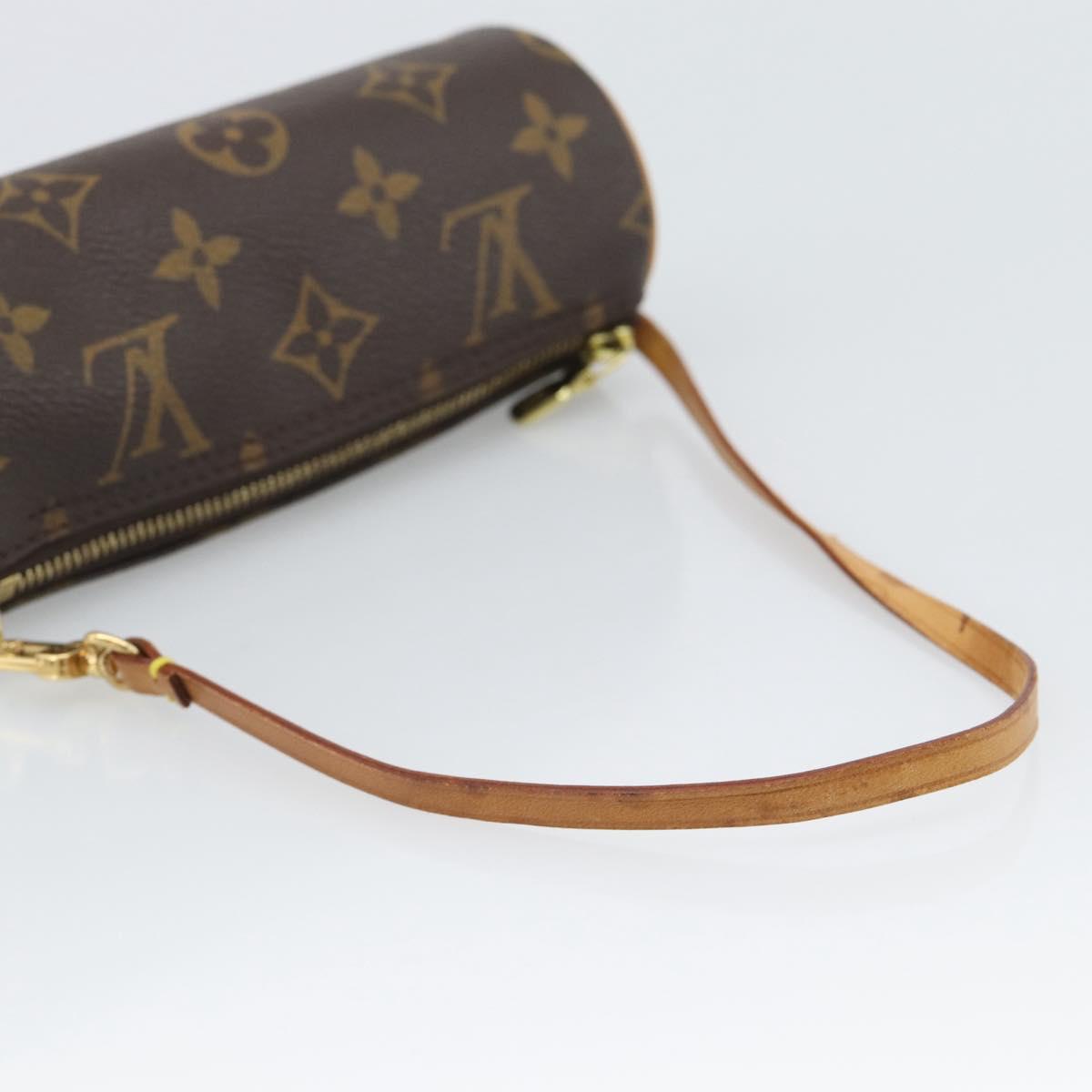LOUIS VUITTON Monogram Papillon Pouch LV Auth BA14546
