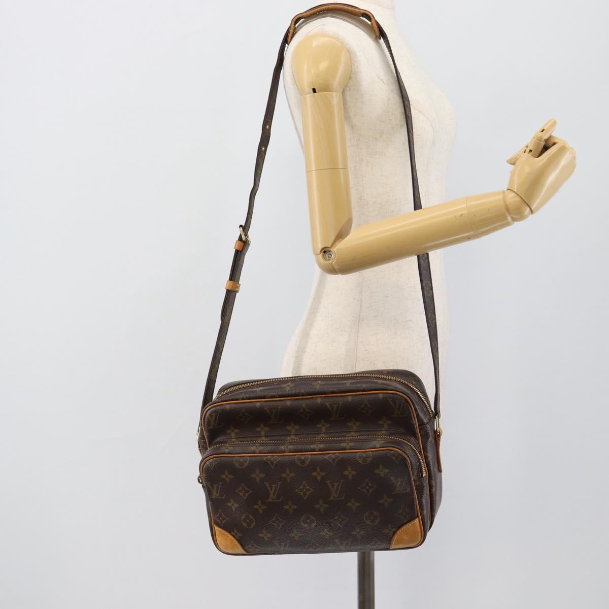 LOUIS VUITTON Monogram Nile Shoulder Bag M45244 LV Auth BA14547