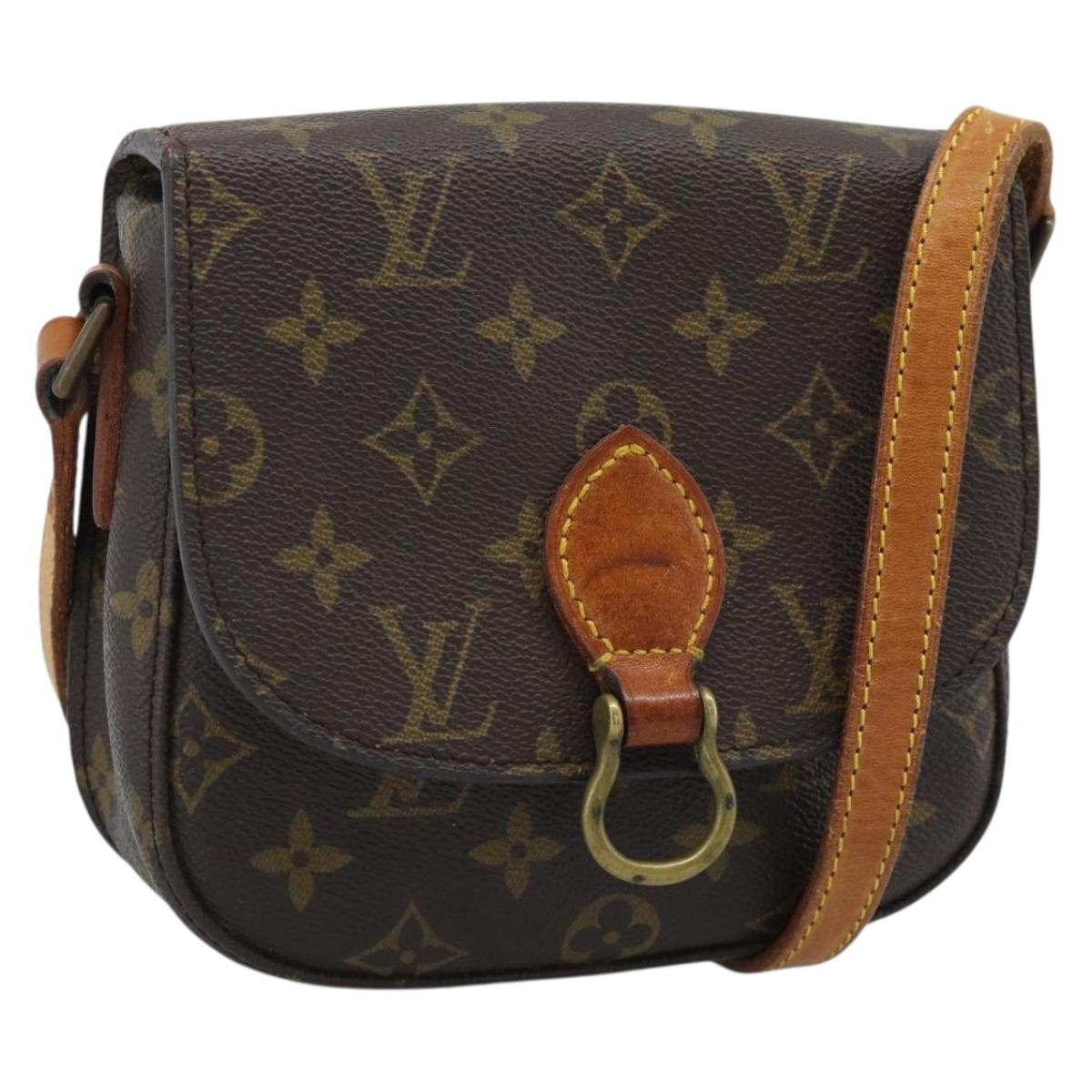 LOUIS VUITTON Monogram Saint Cloud PM Shoulder Bag M51244 LV Auth BA14548