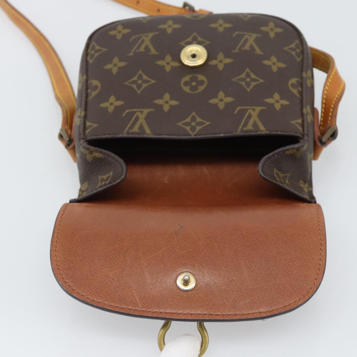 LOUIS VUITTON Monogram Saint Cloud PM Shoulder Bag M51244 LV Auth BA14548