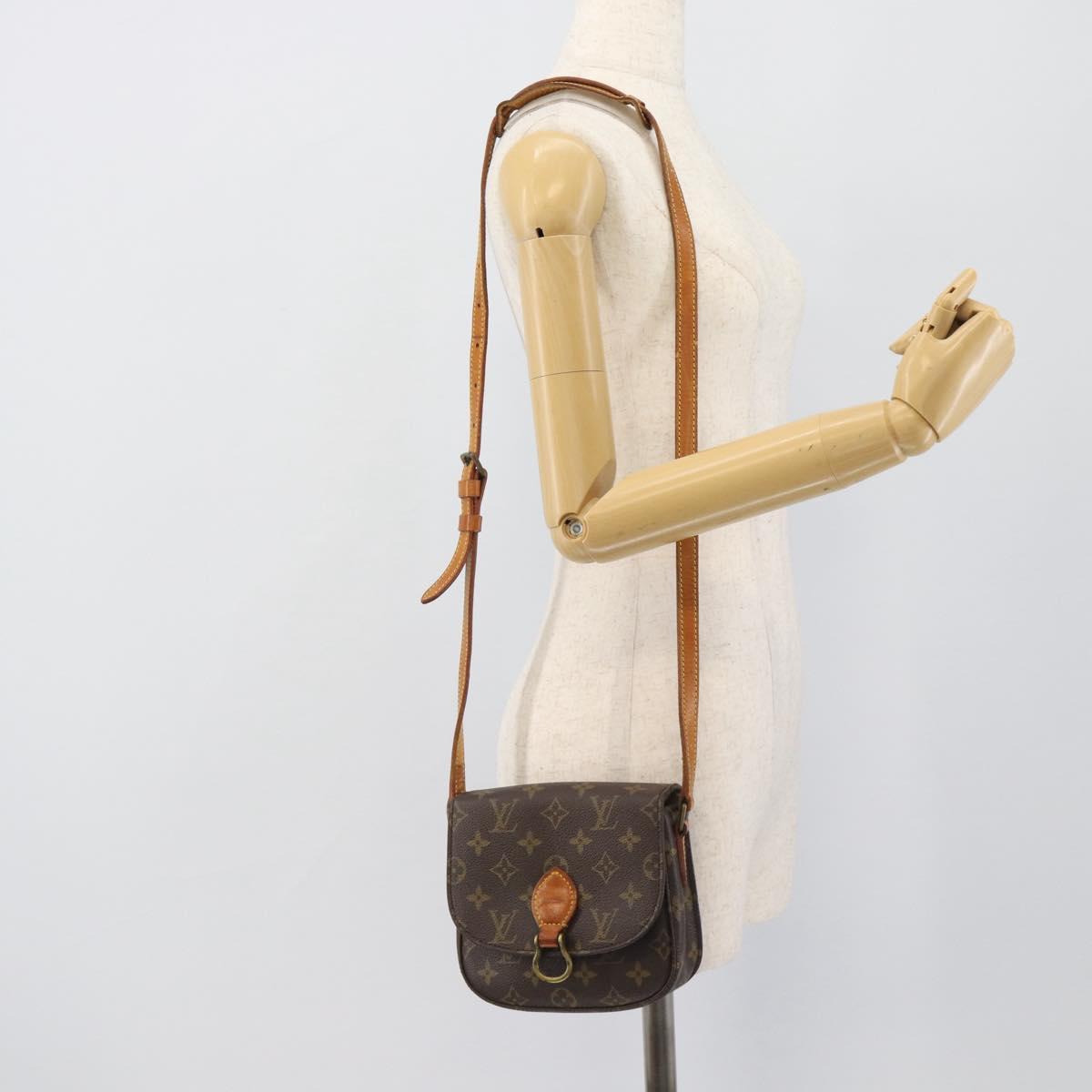 LOUIS VUITTON Monogram Saint Cloud PM Shoulder Bag M51244 LV Auth BA14548