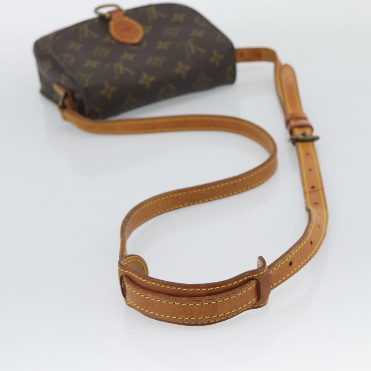 LOUIS VUITTON Monogram Saint Cloud PM Shoulder Bag M51244 LV Auth BA14548