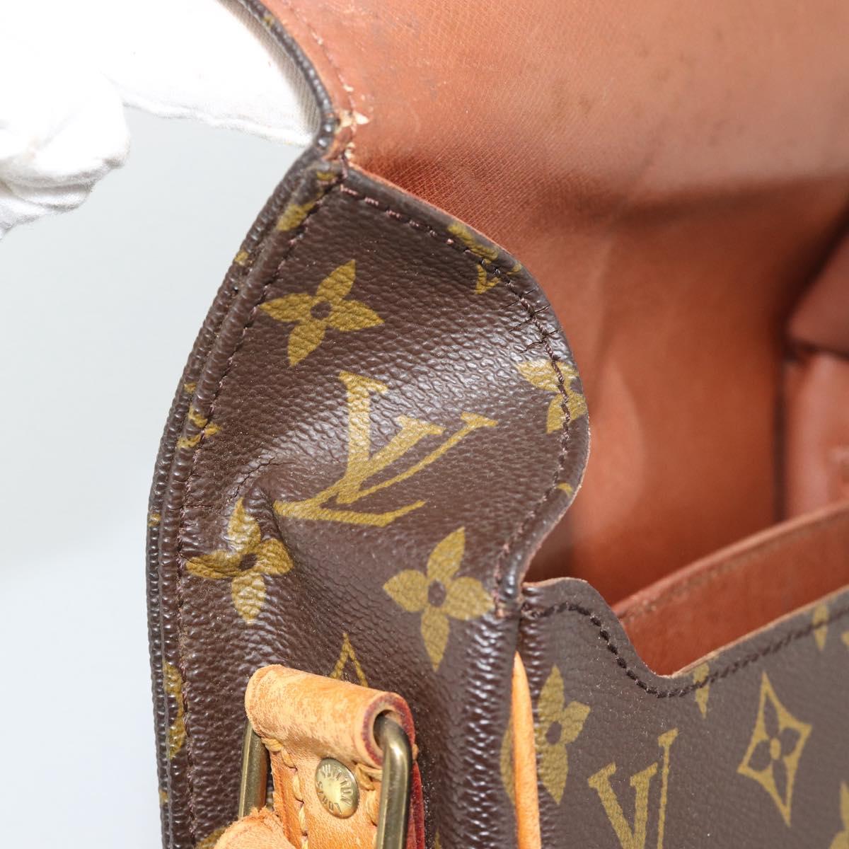 LOUIS VUITTON Monogram Cartouchiere MM Shoulder Bag M51253 LV Auth BA14550