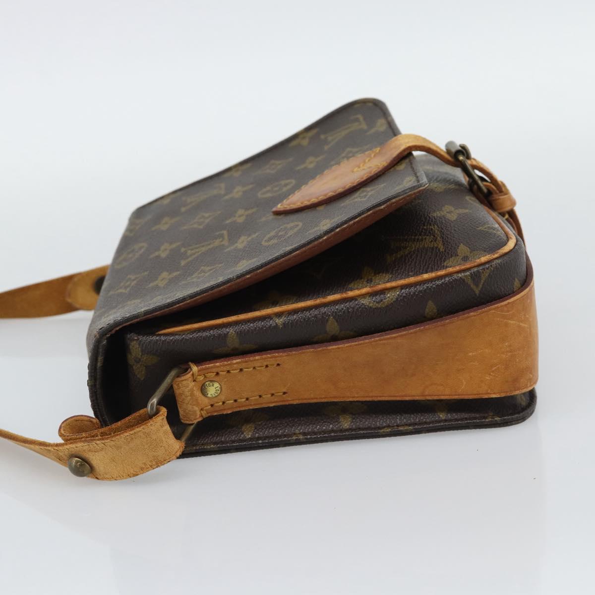 LOUIS VUITTON Monogram Cartouchiere MM Shoulder Bag M51253 LV Auth BA14550