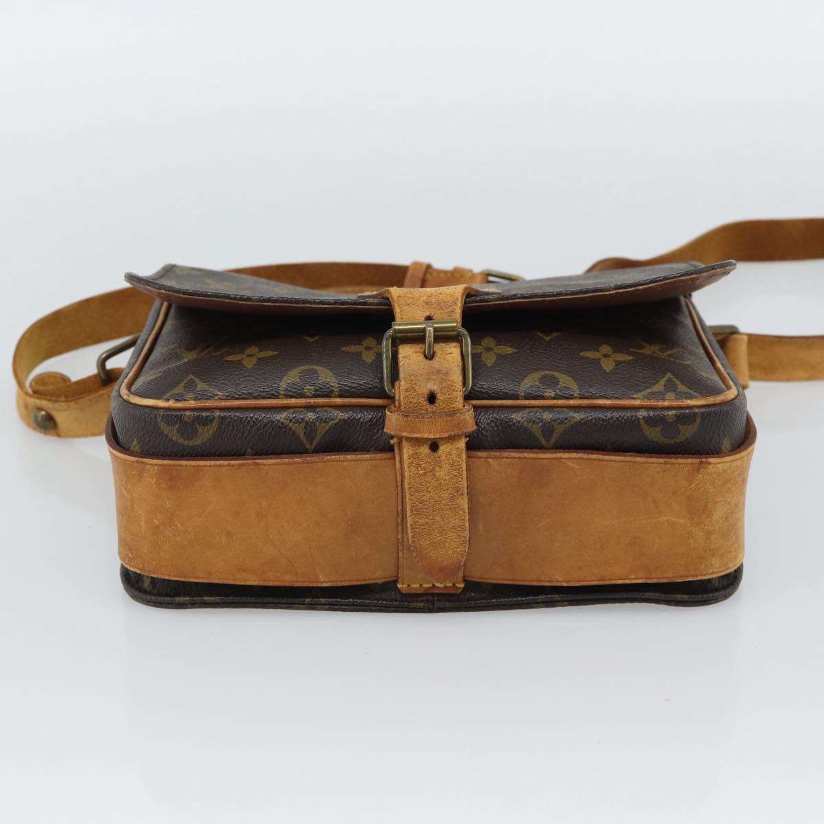LOUIS VUITTON Monogram Cartouchiere MM Shoulder Bag M51253 LV Auth BA14550