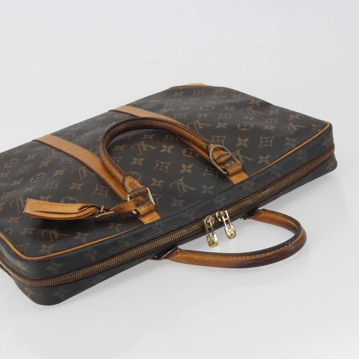 LOUIS VUITTON Monogram Porte Documents Voyage Business Bag M53361 Auth BA14552
