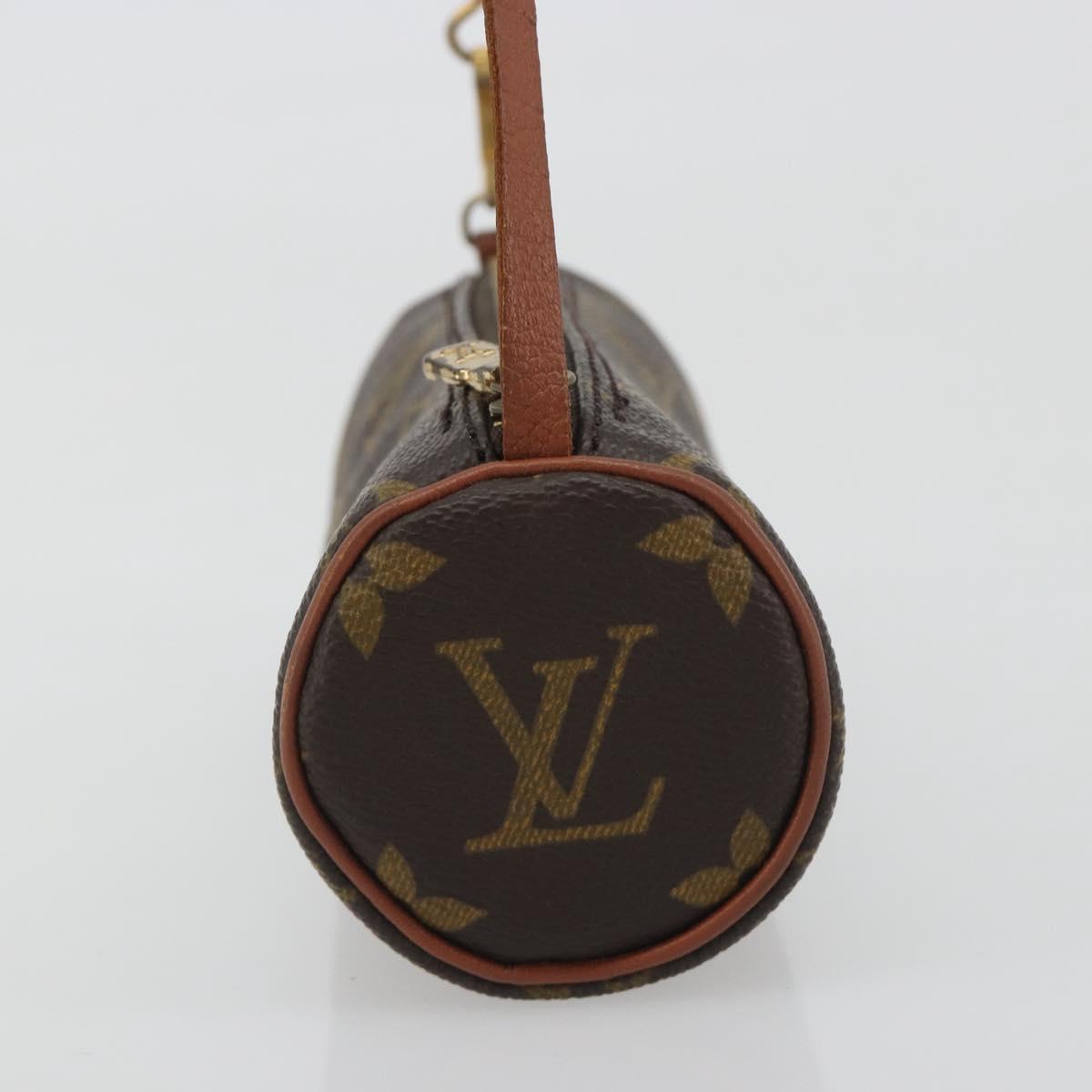 LOUIS VUITTON Monogram Papillon Pouch LV Auth BA14554