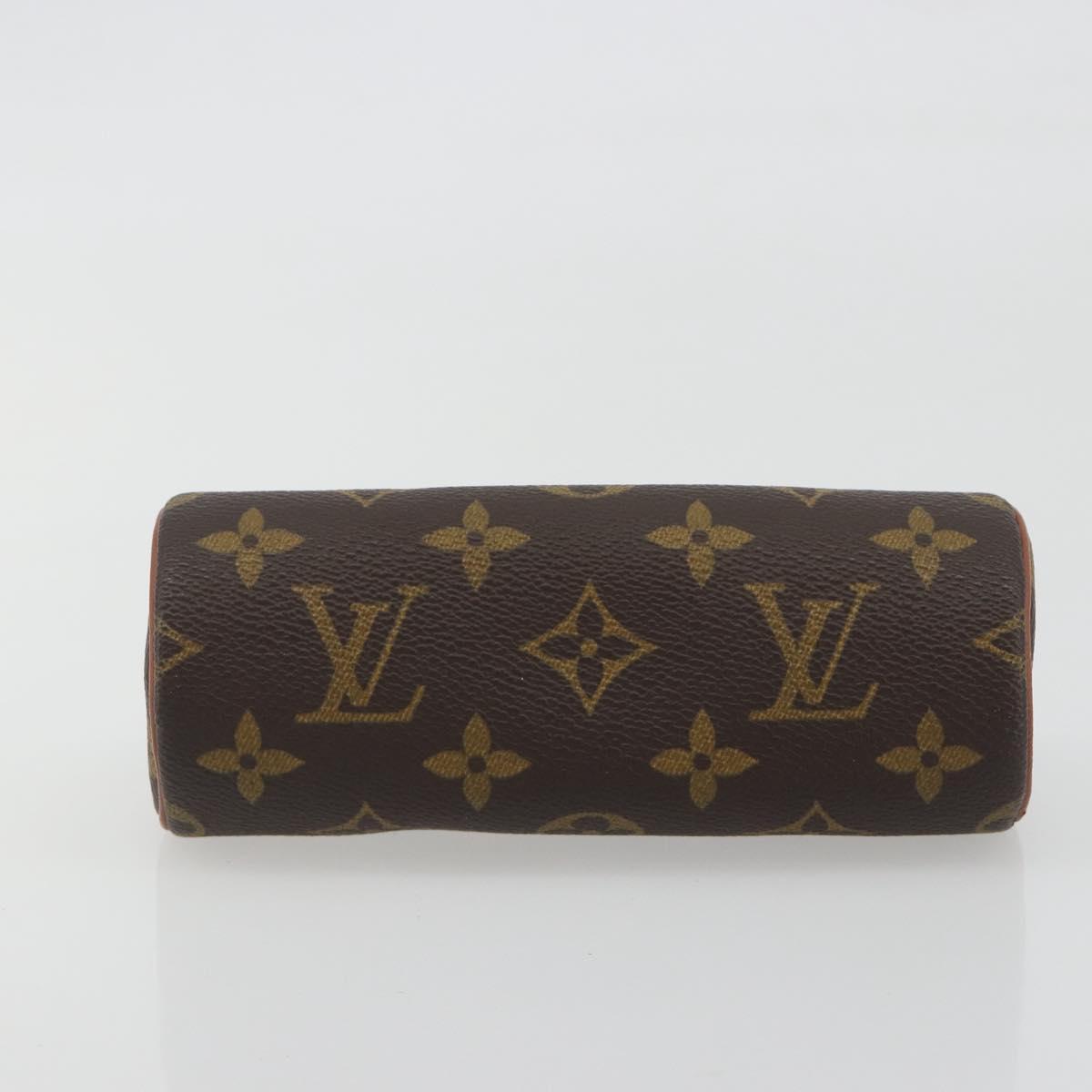 LOUIS VUITTON Monogram Papillon Pouch LV Auth BA14554