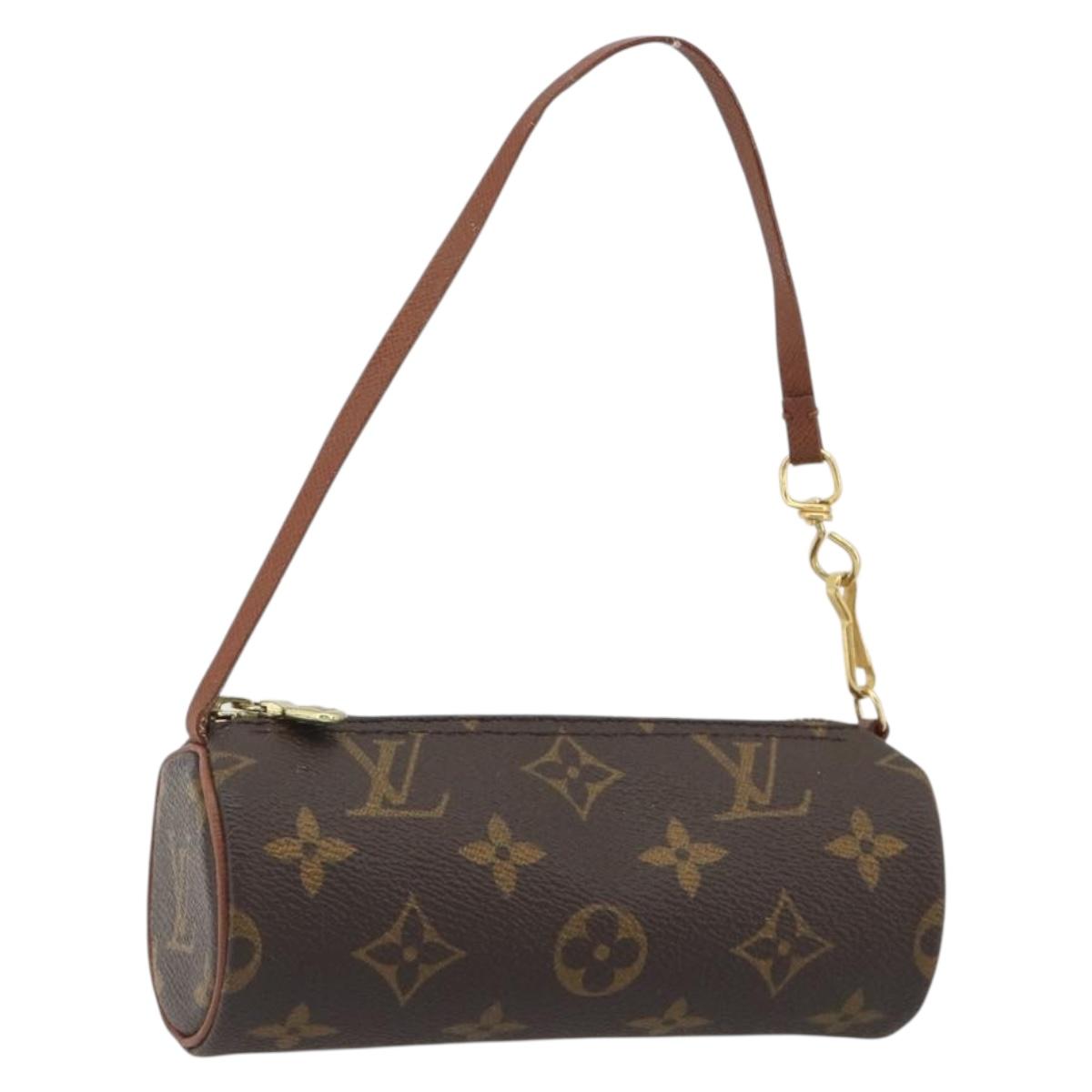 LOUIS VUITTON Monogram Papillon Pouch Pouch LV Auth BA14557A