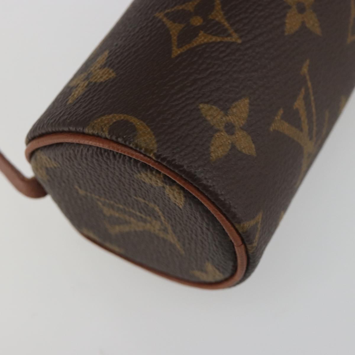 LOUIS VUITTON Monogram Papillon Pouch Pouch LV Auth BA14557A