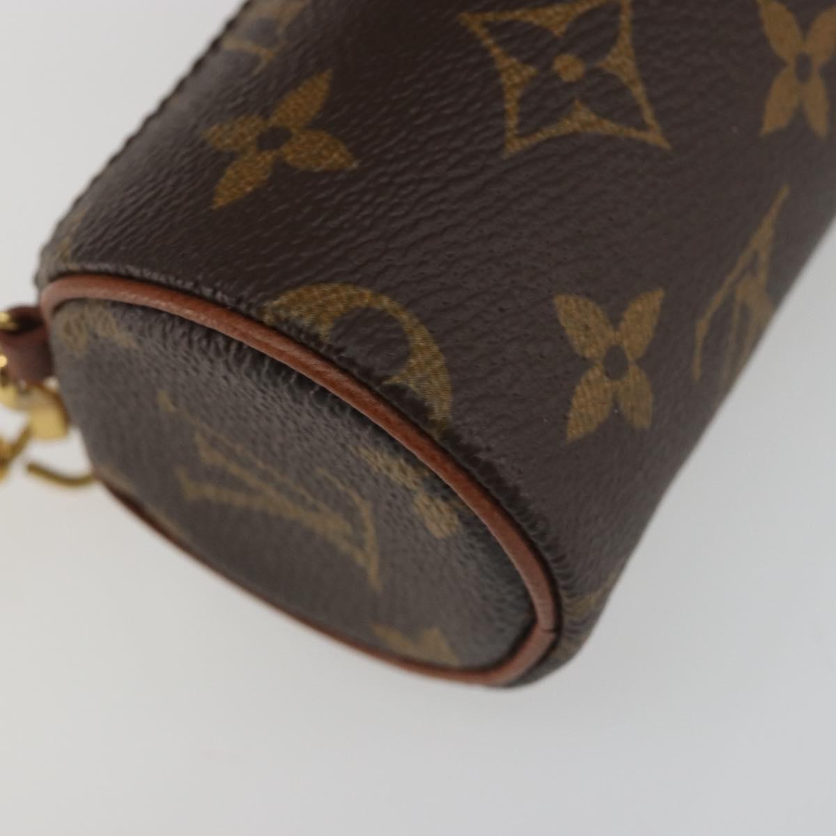 LOUIS VUITTON Monogram Papillon Pouch Pouch LV Auth BA14557A