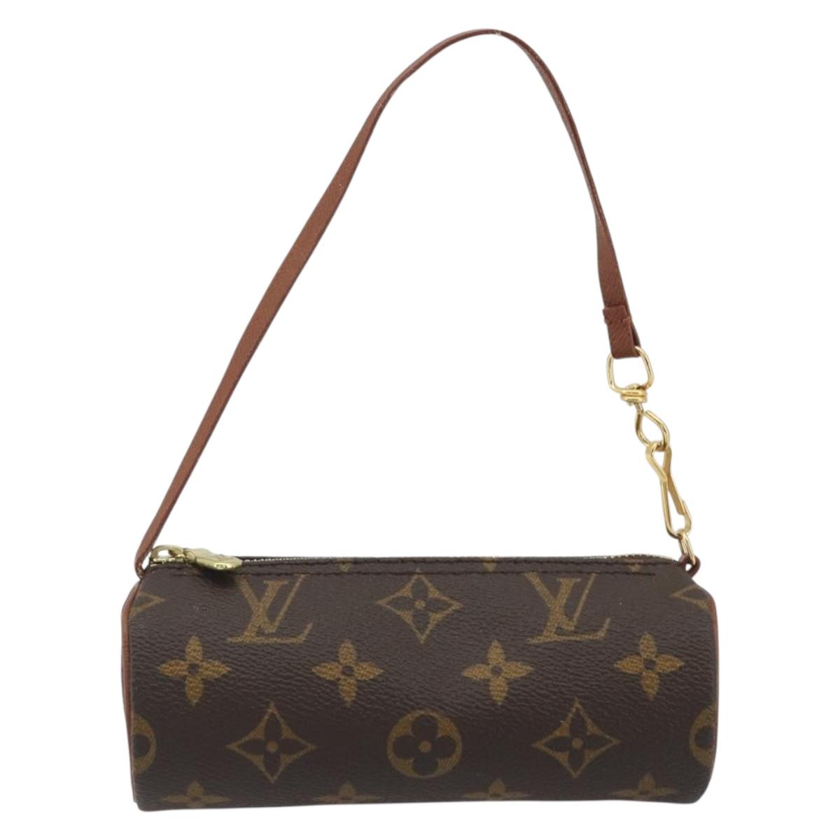 LOUIS VUITTON Monogram Papillon Pouch Pouch LV Auth BA14557A