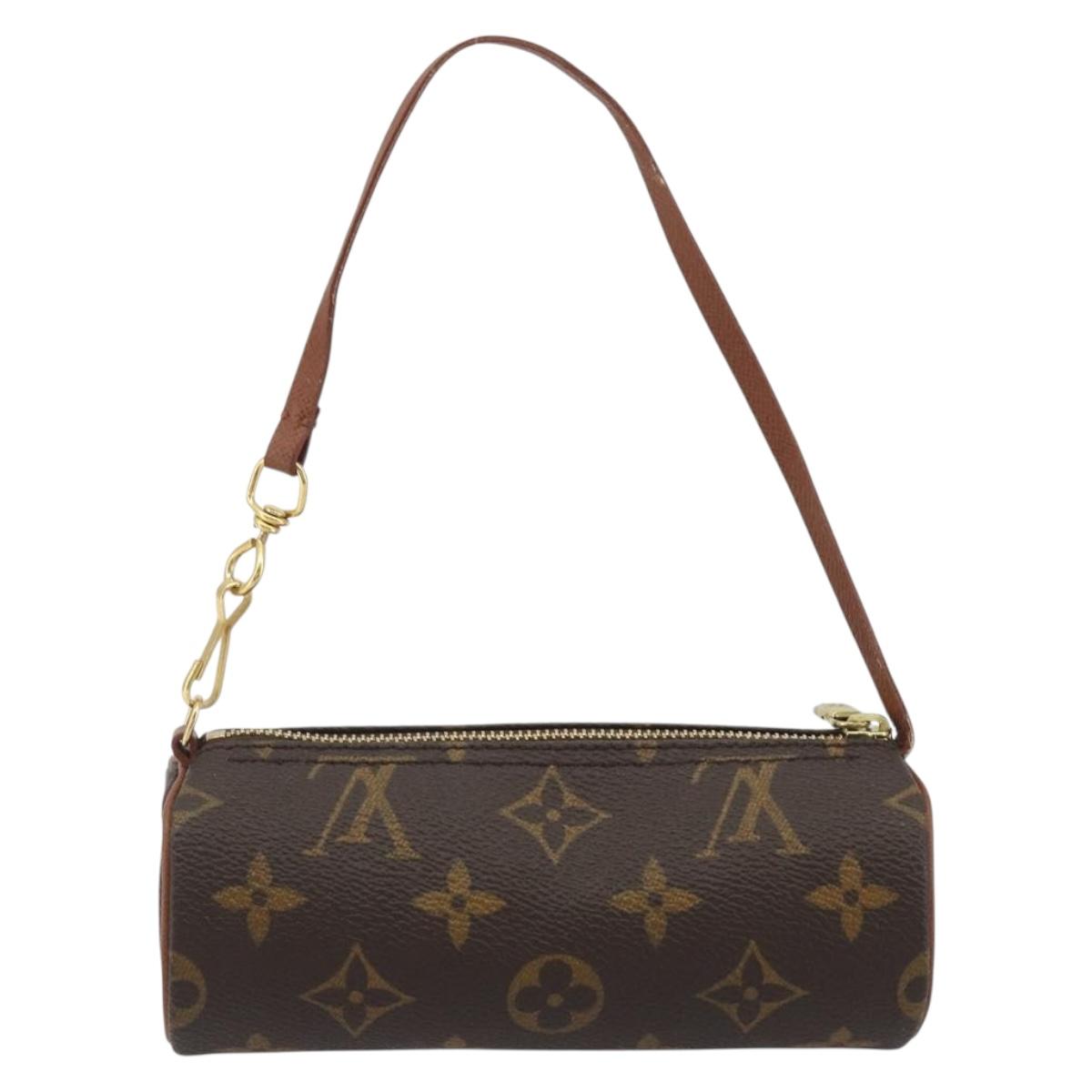 LOUIS VUITTON Monogram Papillon Pouch Pouch LV Auth BA14557A