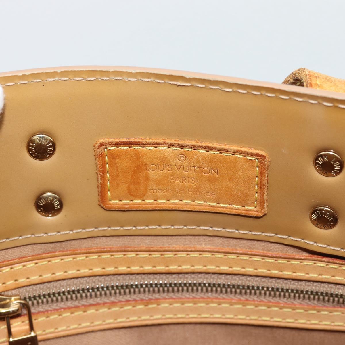 LOUIS VUITTON Monogram Vernis Reade PM Hand Bag Rose Florentine LV Auth BA14574