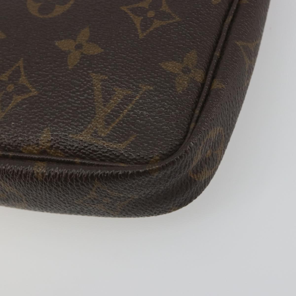LOUIS VUITTON Monogram Pochette Accessoires Pouch M51980 LV Auth BA14577
