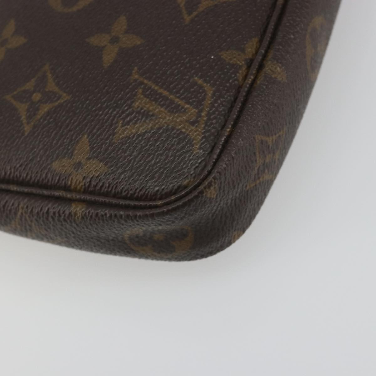 LOUIS VUITTON Monogram Pochette Accessoires Pouch M51980 LV Auth BA14577