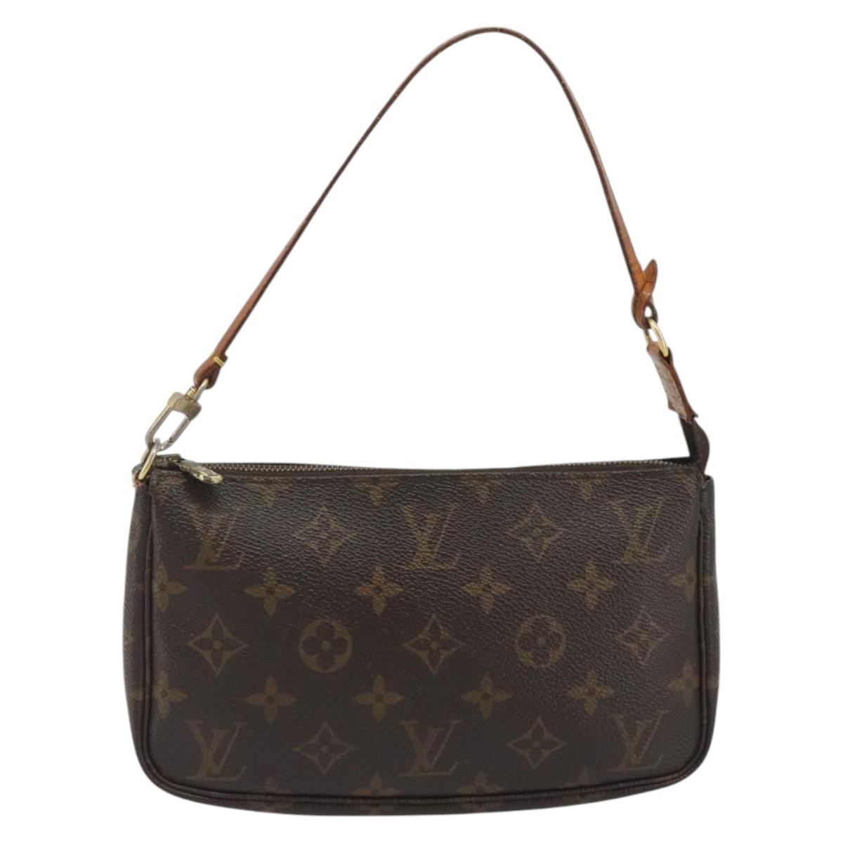LOUIS VUITTON Monogram Pochette Accessoires Pouch M51980 LV Auth BA14577