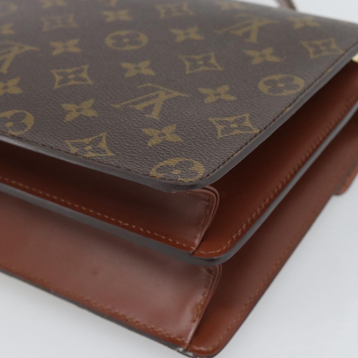 LOUIS VUITTON Monogram Concorde Hand Bag M51190 LV Auth BA14585