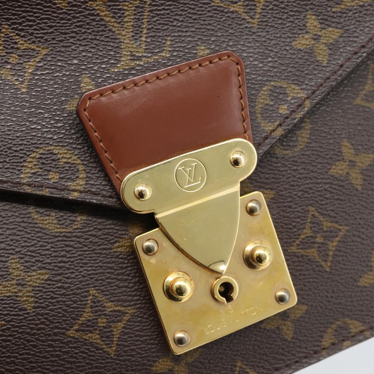 LOUIS VUITTON Monogram Concorde Hand Bag M51190 LV Auth BA14585
