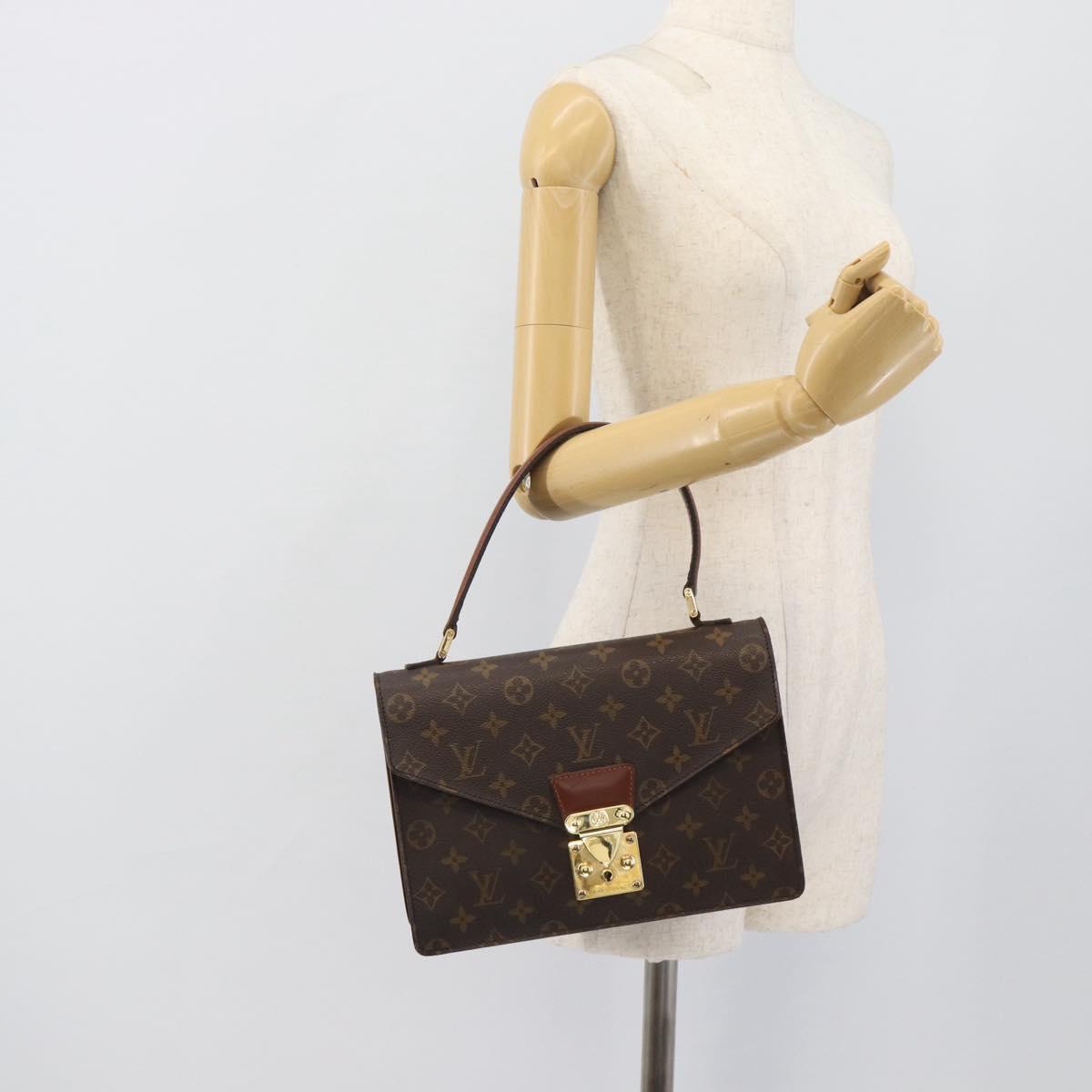 LOUIS VUITTON Monogram Concorde Hand Bag M51190 LV Auth BA14585