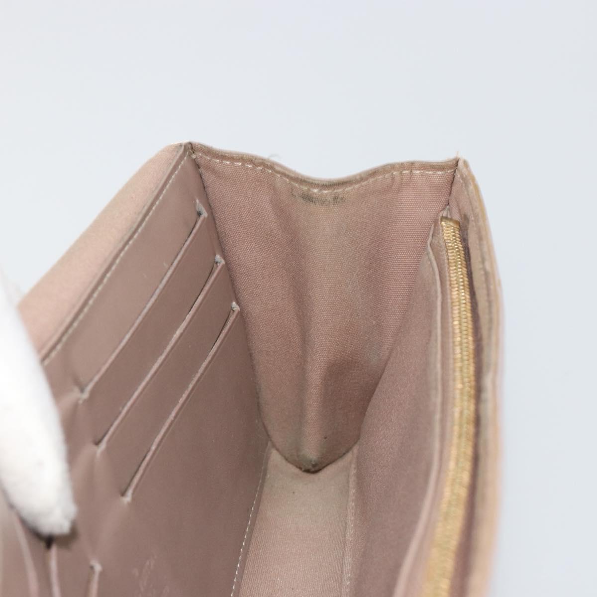LOUIS VUITTON Monogram Vernis Rossmore MM Rose Velur M91589 LV Auth BA14592