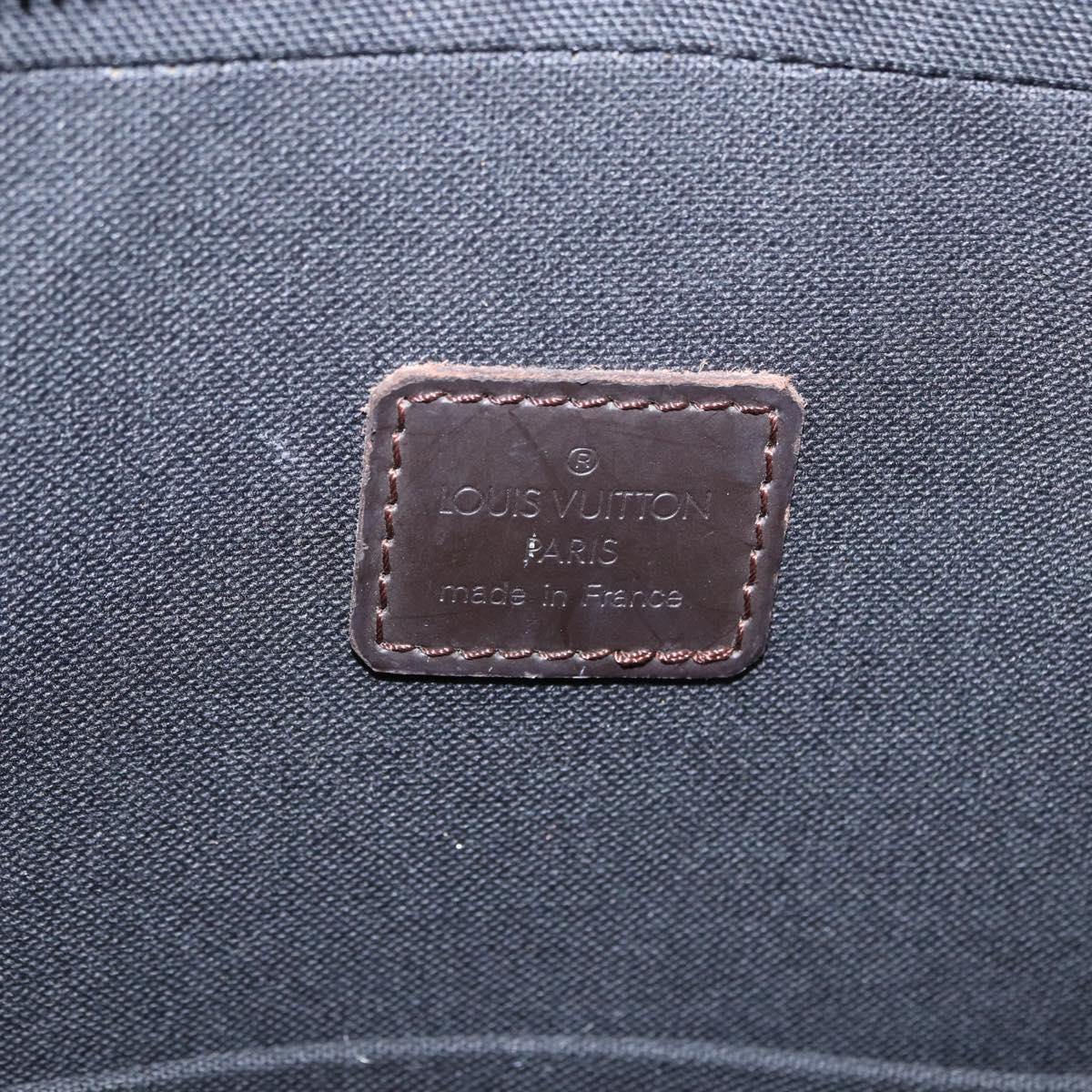 LOUIS VUITTON Monogram Grasse Erwin Hand Bag Brown Cafe M46580 LV Auth BA14595