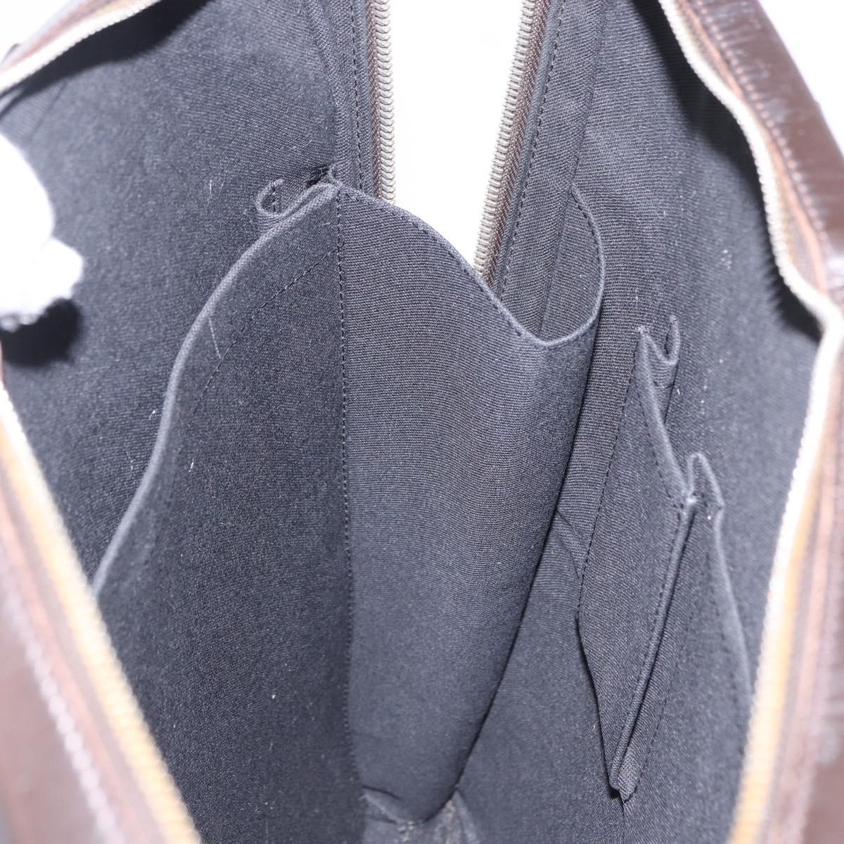 LOUIS VUITTON Monogram Grasse Erwin Hand Bag Brown Cafe M46580 LV Auth BA14595