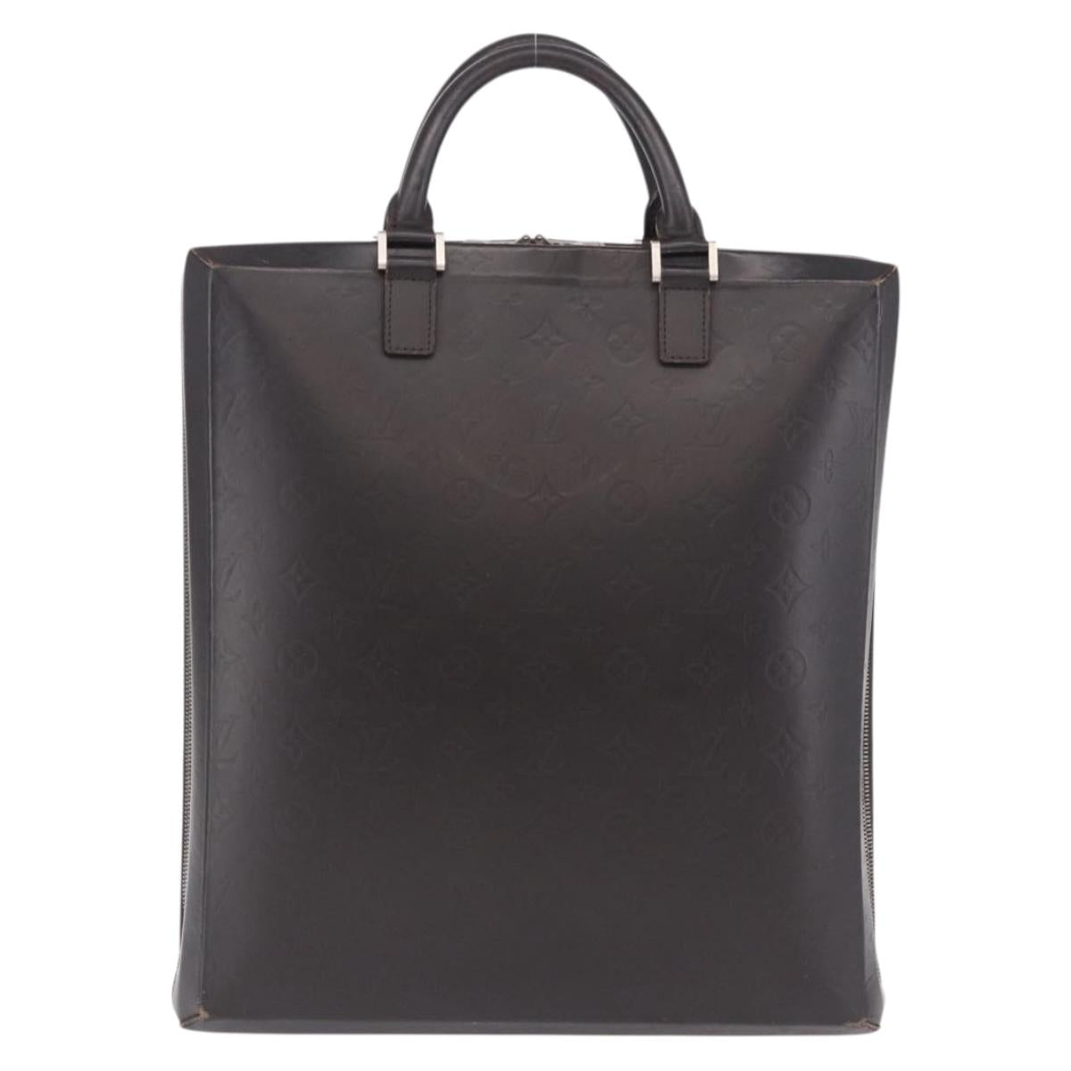 LOUIS VUITTON Monogram Grasse Erwin Hand Bag Brown Cafe M46580 LV Auth BA14595