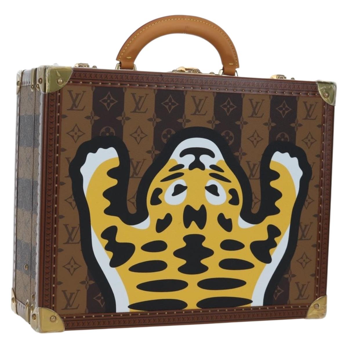 LOUIS VUITTON Monogram HUMAN MADE NIGO Cotoville 40 Trunk M20464 Auth BA14605SM