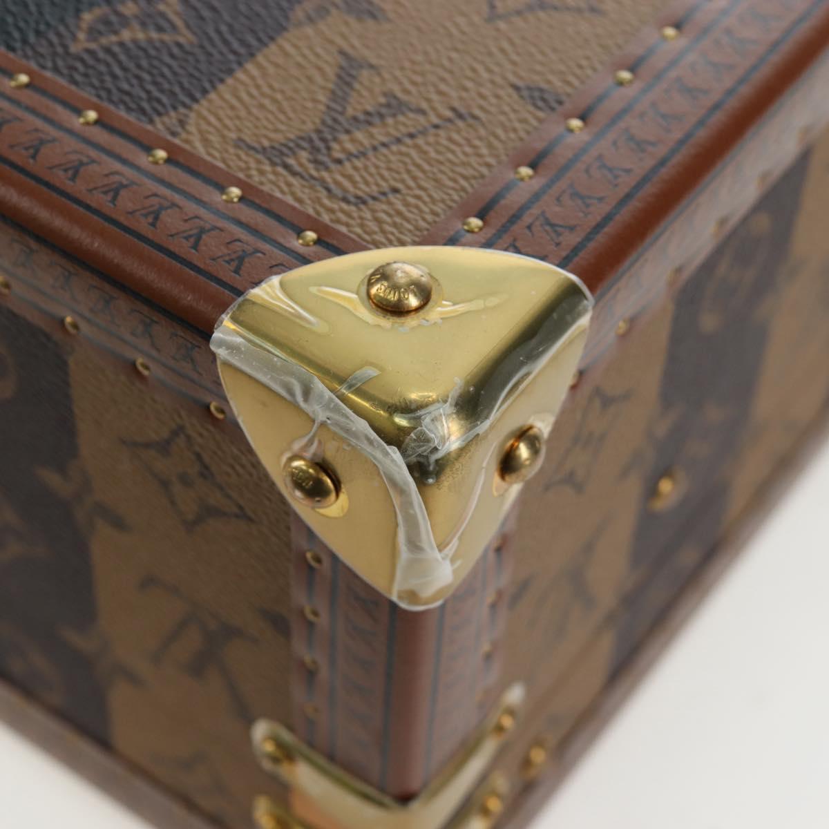 LOUIS VUITTON Monogram HUMAN MADE NIGO Cotoville 40 Trunk M20464 Auth BA14605SM