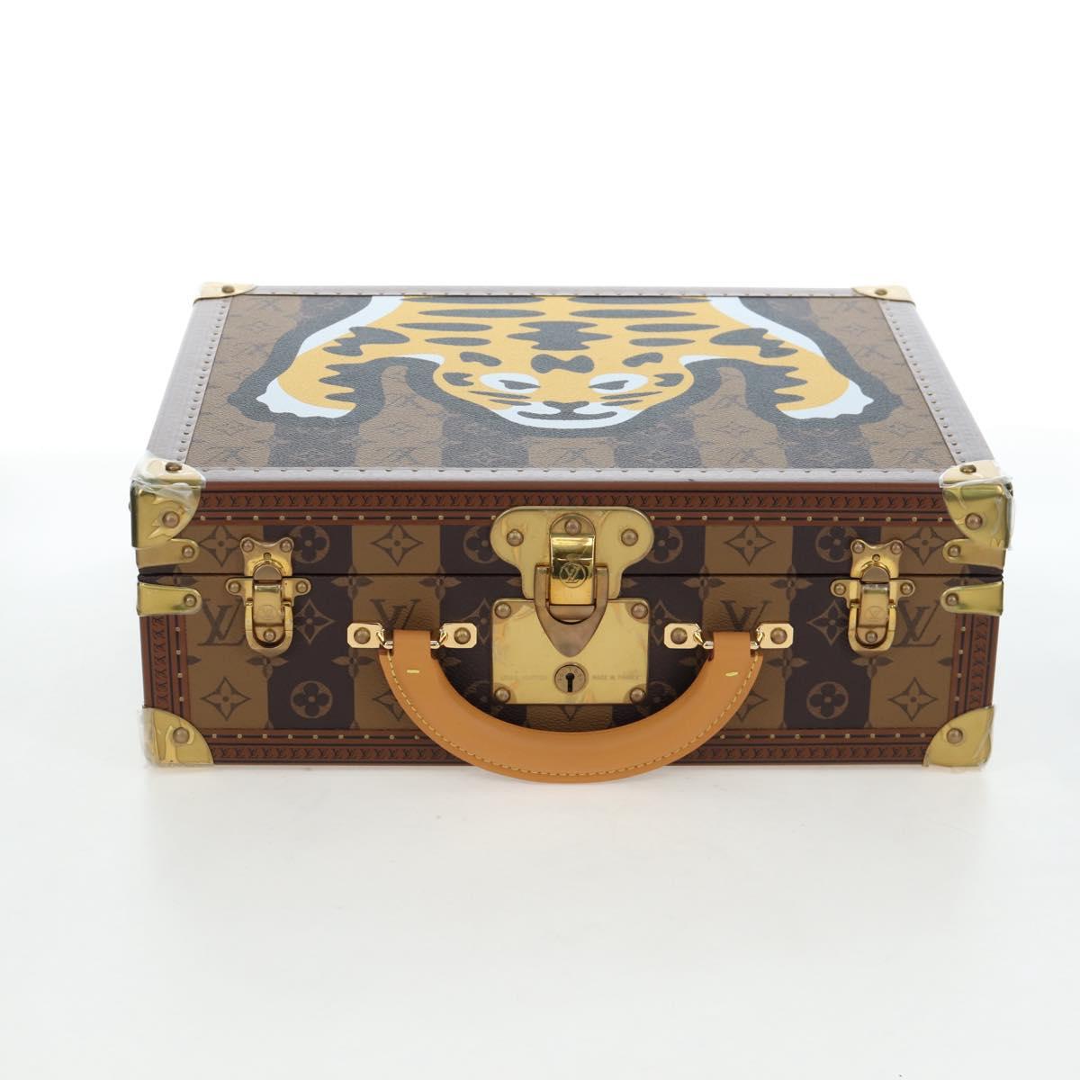 LOUIS VUITTON Monogram HUMAN MADE NIGO Cotoville 40 Trunk M20464 Auth BA14605SM