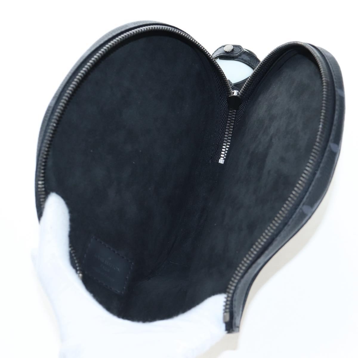 LOUIS VUITTON Monogram Eclipse Set Ping Pong James Club Case LV Auth BA14606SM