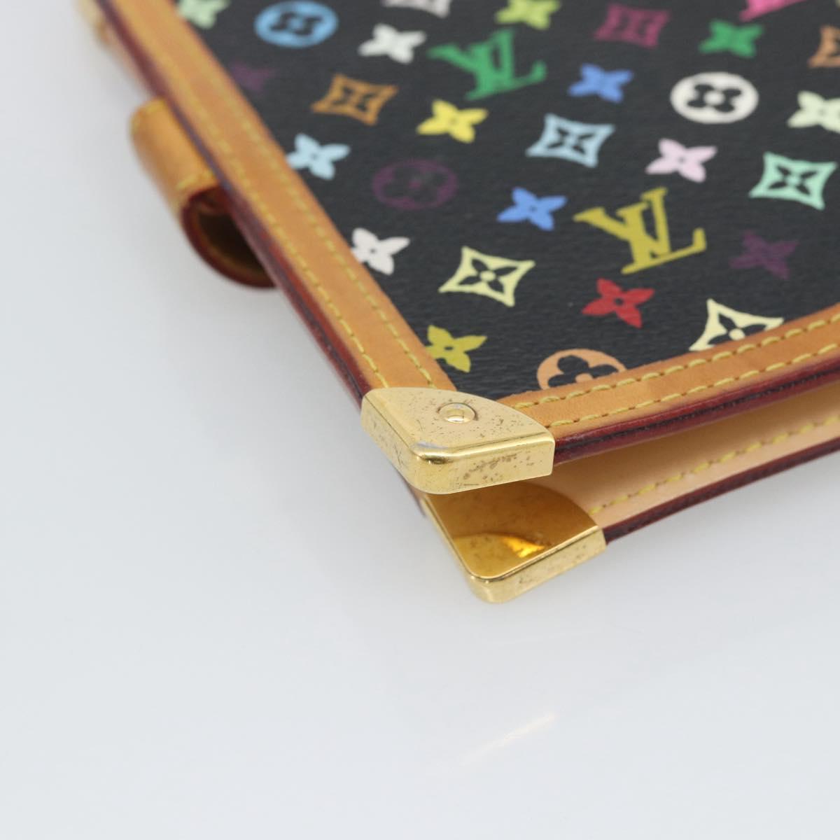 LOUIS VUITTON Monogram Multicolor Agenda PM Planner Cover R20895 LV Auth BA14615