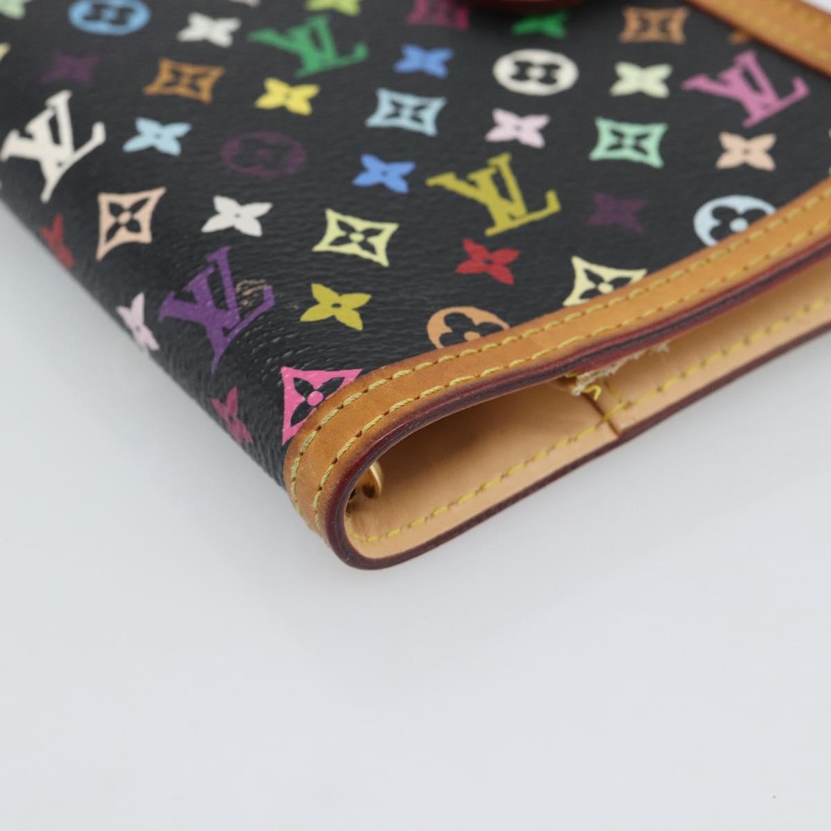 LOUIS VUITTON Monogram Multicolor Agenda PM Planner Cover R20895 LV Auth BA14615