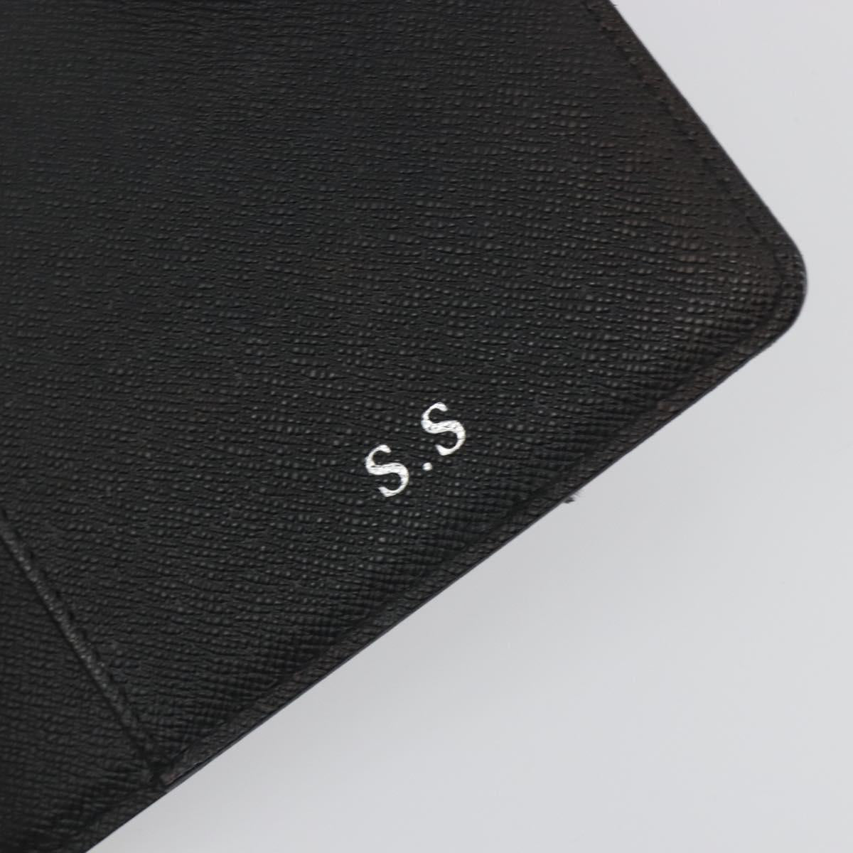 LOUIS VUITTON Epi Electric Agenda MM Day Planner Cover Black R2004N Auth BA14616