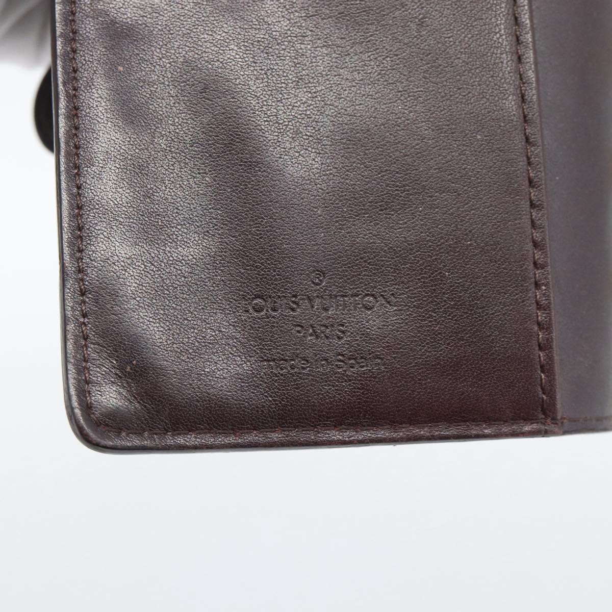 LOUIS VUITTON Monogram Vernis Agenda PM Cover Amarante R21026 LV Auth BA14617
