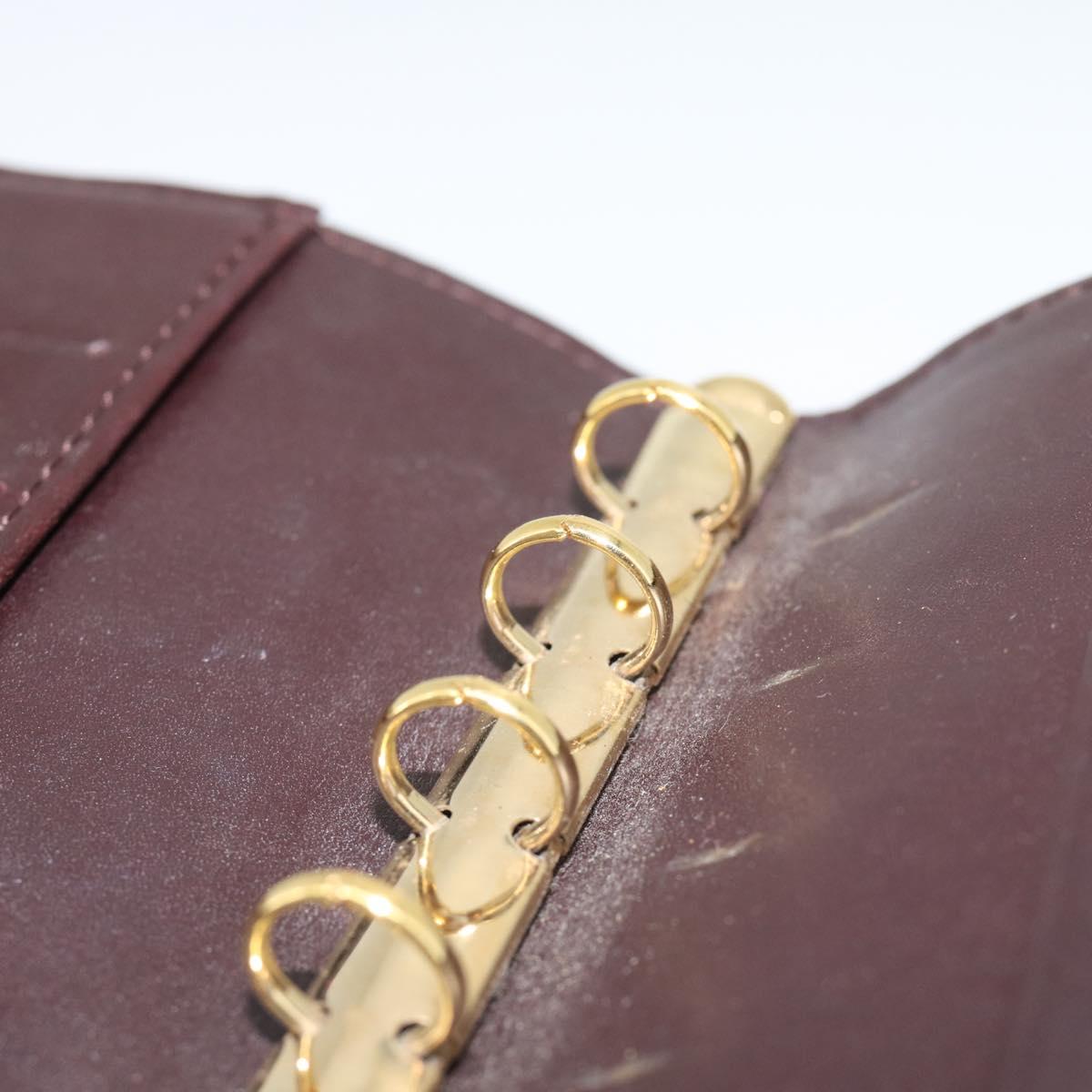 LOUIS VUITTON Monogram Vernis Agenda PM Cover Amarante R21026 LV Auth BA14617