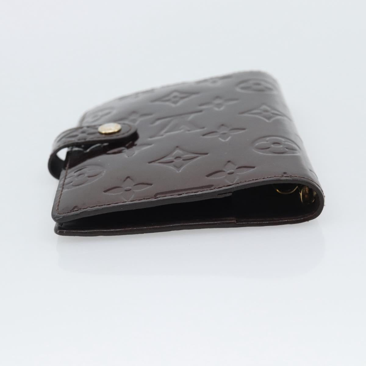 LOUIS VUITTON Monogram Vernis Agenda PM Cover Amarante R21026 LV Auth BA14617