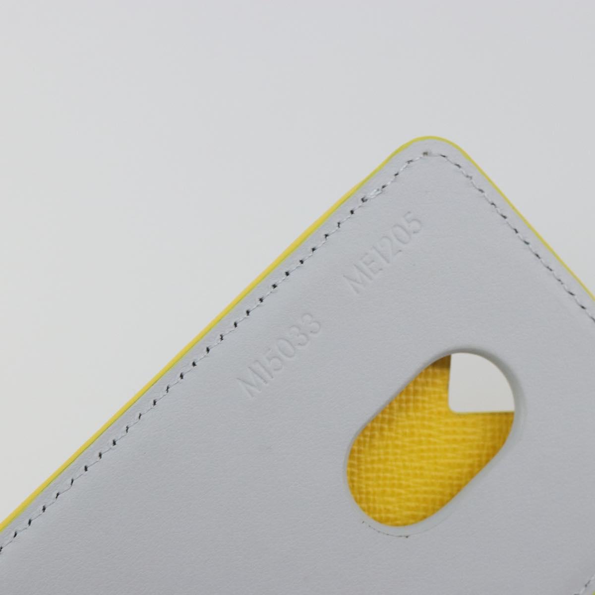 LOUIS VUITTON Monogram Glow Porte Cartes Magnet Yellow M15033 LV Auth BA14624SAM