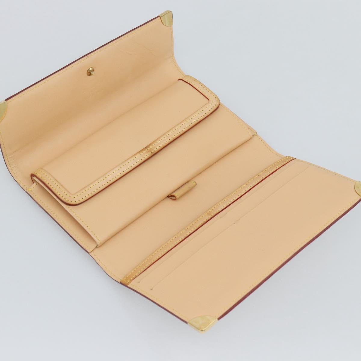 LOUIS VUITTON Monogram Multi Porte Tresor International M92659 LV Auth BA14627A