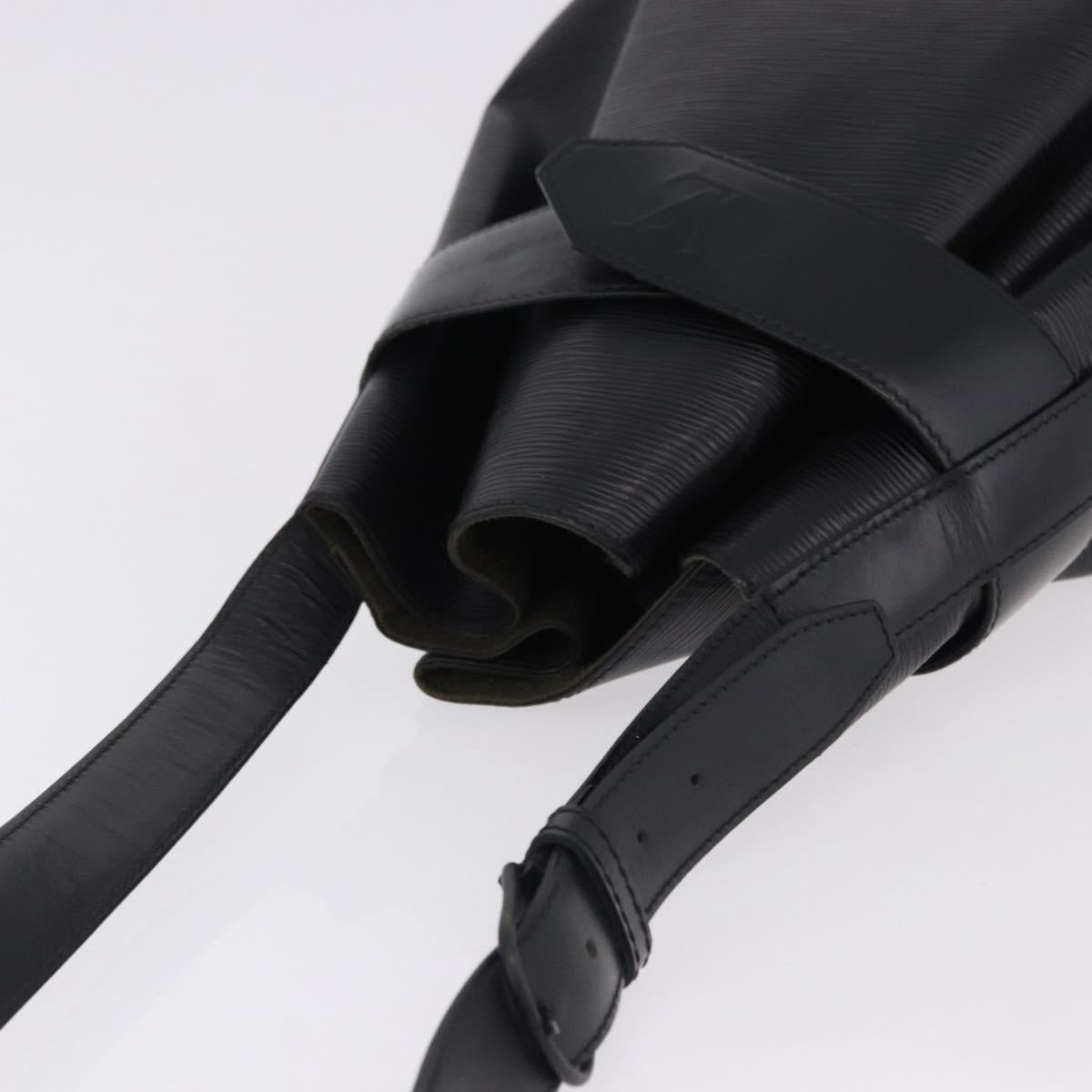 LOUIS VUITTON Epi Sac de Paul GM Shoulder Bag Black M80155 LV Auth BA14638