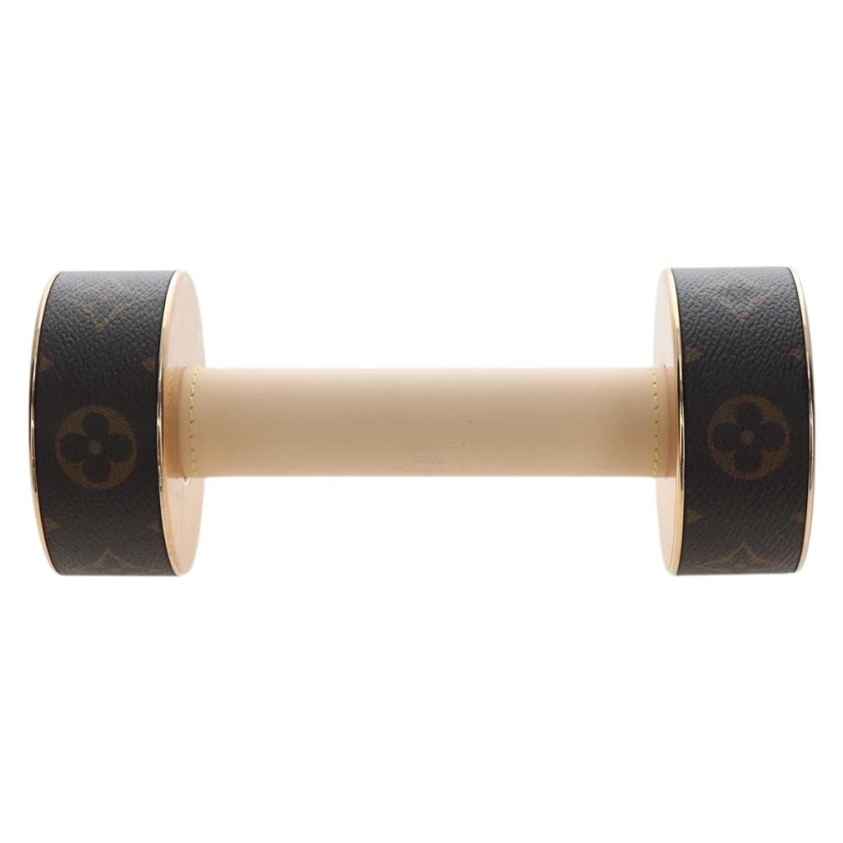 LOUIS VUITTON Monogram Dumbbell 2kg Beige GI0753 LV Auth BA14639SM
