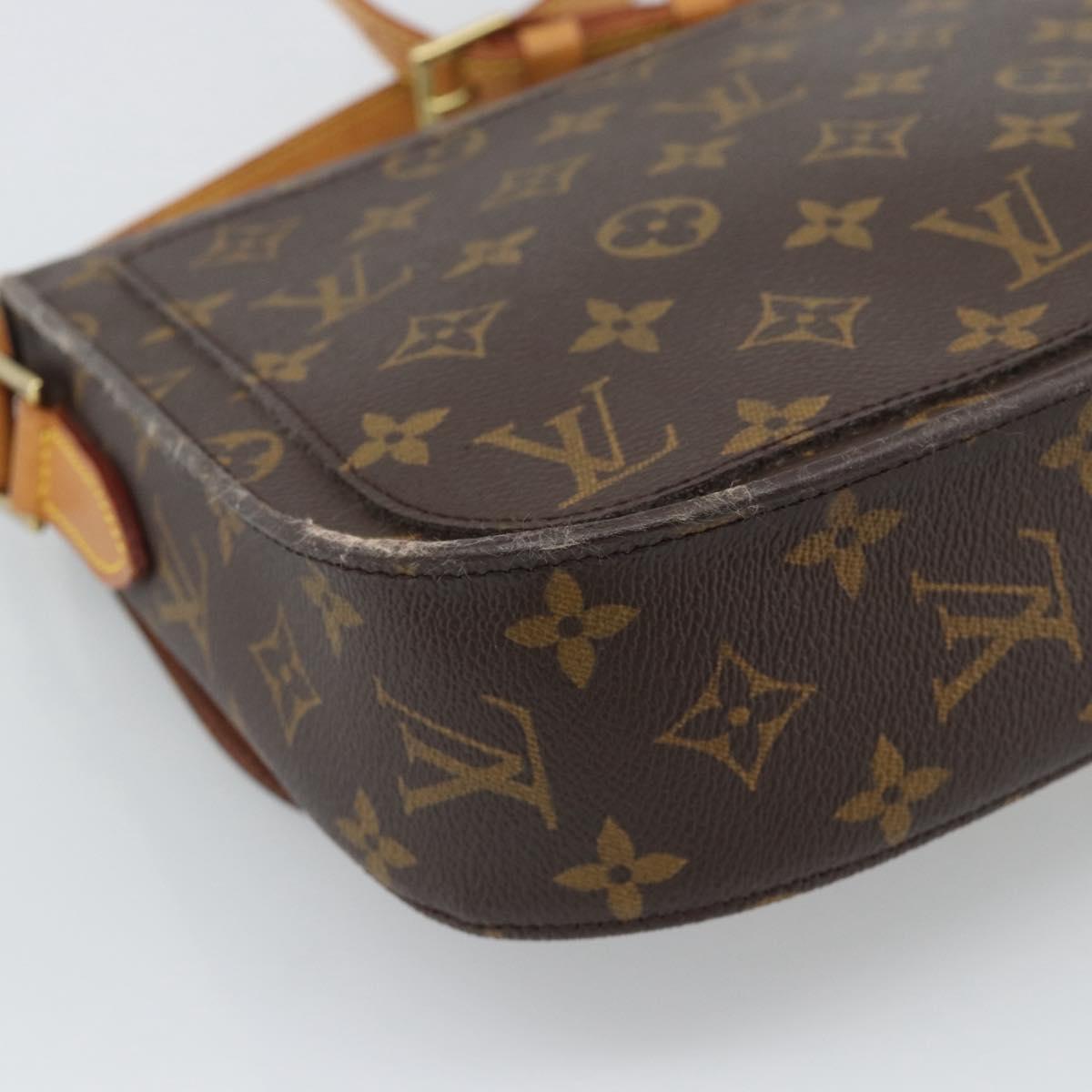 LOUIS VUITTON Monogram Saint Cloud GM Shoulder Bag M51242 LV Auth BA14640A
