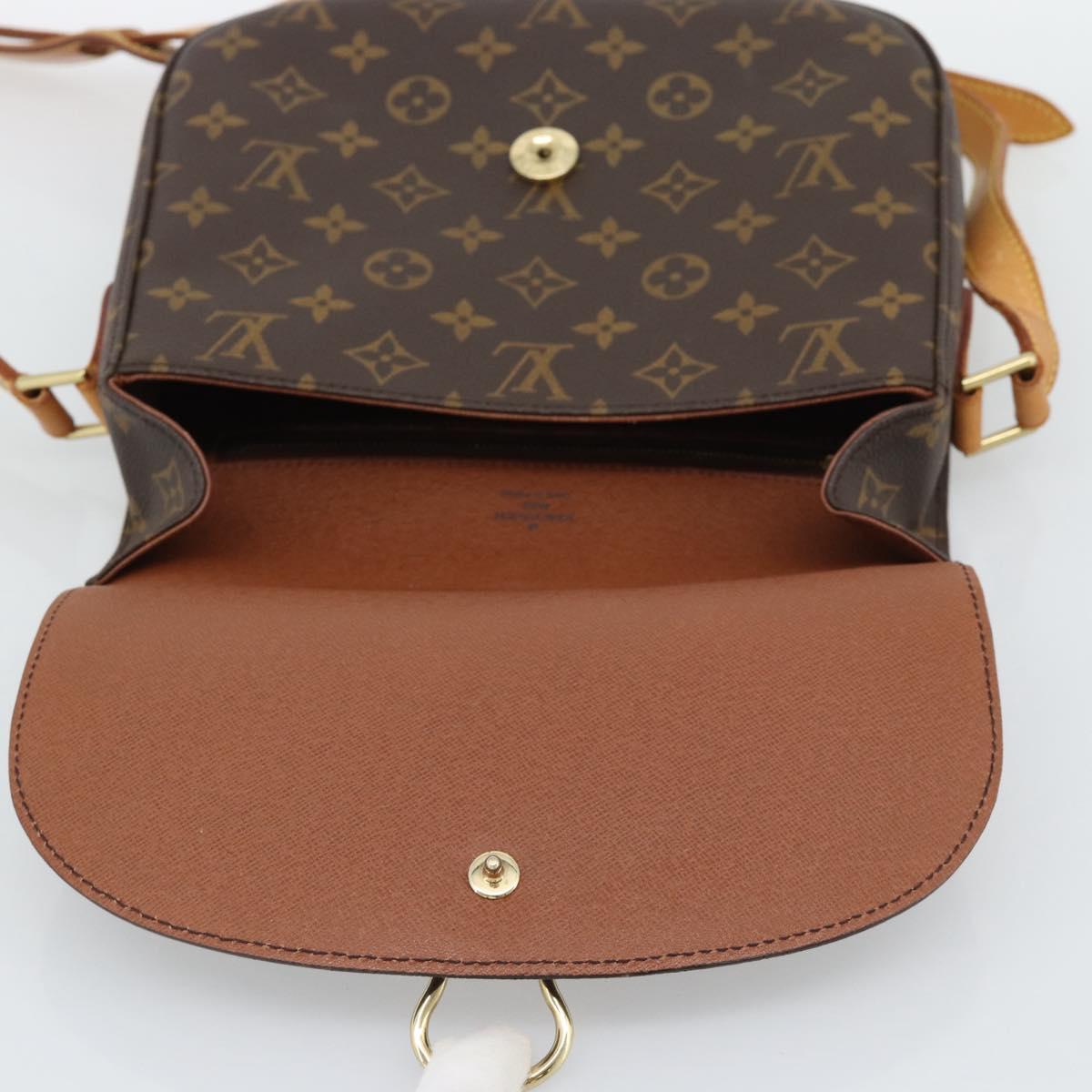 LOUIS VUITTON Monogram Saint Cloud GM Shoulder Bag M51242 LV Auth BA14640A