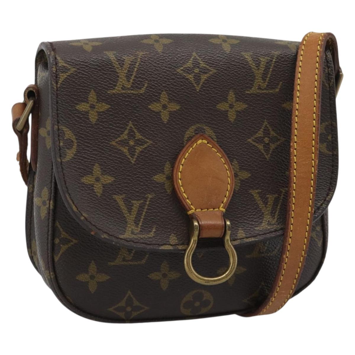 LOUIS VUITTON Monogram Saint Cloud PM Shoulder Bag M51244 LV Auth BA14644